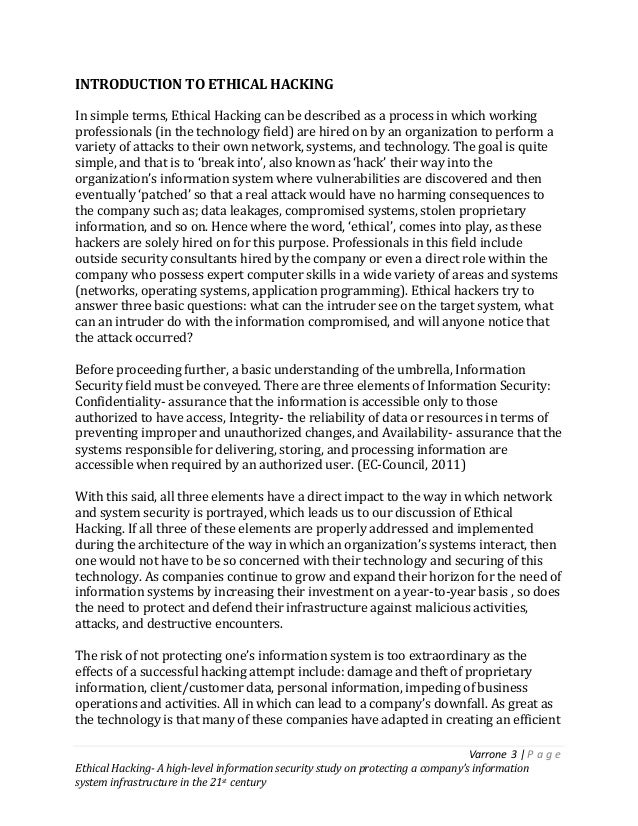 what do you need for ethical hacking ethical hacking essay pdf